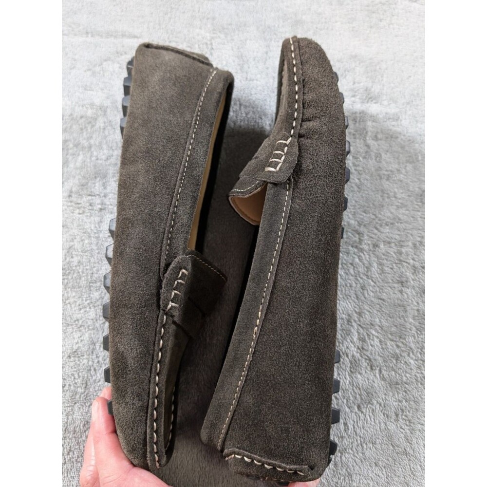 Osslue Loafers Womens 8 Brown Suede Leather Penny Driving Moccasin Slip On - Picture 3 of 8